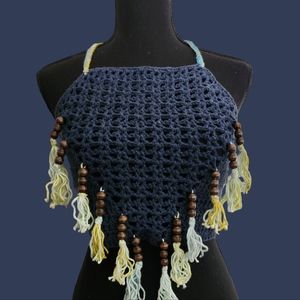Crochet Beaded Crop Top